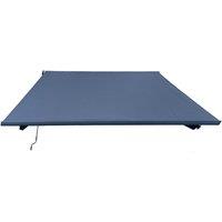 Jack Stonehouse Grey Electric Retractable Awning w/ Led Lights, Grey