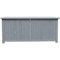 Jack Stonehouse Grey Medium Wooden Garden Storage Cabinet - 468L, Grey