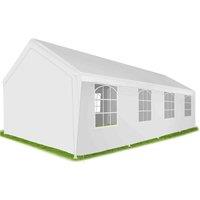 Tectake Gazebo Mammut - 8x4m Stable And Waterproof, w/ UV Protection, White