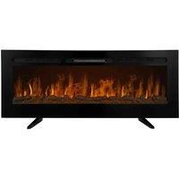 Monster Shop Electric Inset Fireplace 50?, Black