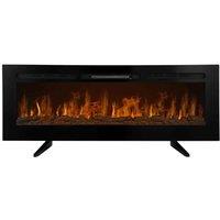 Monster Shop Electric Inset Fireplace 60?, Black