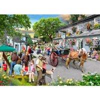 The House Of Puzzles Pony Parade Big 500 Piece Jigsaw Puzzle, Multi