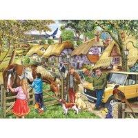 The House Of Puzzles Horses & Hounds Big 500 Piece Jigsaw Puzzle, Multi