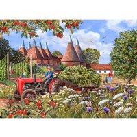 The House Of Puzzles Oast Houses Big 500 Piece Jigsaw Puzzle, Multi