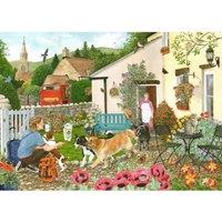 The House Of Puzzles Welcoming Committee Big 500 Piece Jigsaw Puzzle, Multi