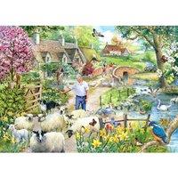 The House Of Puzzles Shepherd's Lane 1000 Piece Jigsaw Puzzle, Multi
