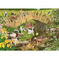 The House Of Puzzles Duck Duck Goose Big 250 Piece Jigsaw Puzzle, Multi