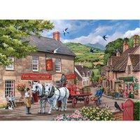 The House Of Puzzles Pulling Their Weight Big 500 Piece Jigsaw Puzzle, Multi