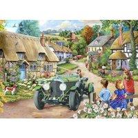 The House Of Puzzles Vintage Run Big 500 Piece Jigsaw Puzzle, Multi