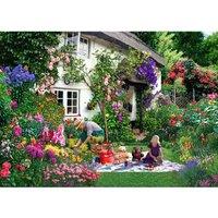 The House Of Puzzles Teddy Bears Picnic Big 500 Piece Jigsaw Puzzle, Multi