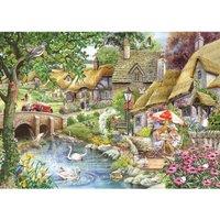 The House Of Puzzles Morning Coffee 1000 Piece Jigsaw Puzzle, Multi