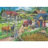 The House Of Puzzles Barley Mow Farm Big 250 Piece Jigsaw Puzzle, Multi