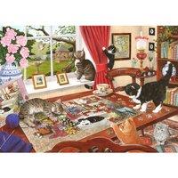 The House Of Puzzles Puzzling Paws 1000 Piece Jigsaw Puzzle, Multi