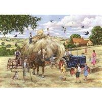 The House Of Puzzles Making Hay Big 500 Piece Jigsaw Puzzle, Multi