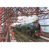 The House Of Puzzles Crossing The Forth Big 500 Piece Jigsaw Puzzle, Multi