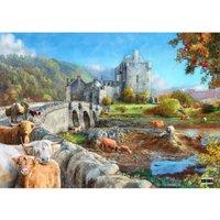 The House Of Puzzles Highland Morning 1000 Piece Jigsaw Puzzle, Multi