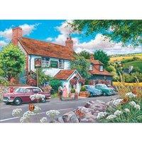 The House Of Puzzles Travellers Rest Big 500 Piece Jigsaw Puzzle, Multi