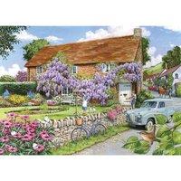 The House Of Puzzles Wisteria Cottage Big 250 Piece Jigsaw Puzzle, Multi