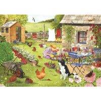 The House Of Puzzles Grandma's Garden Big 500 Piece Jigsaw Puzzle, Multi