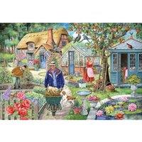 The House Of Puzzles No.1 -in The Garden 1000 Piece Jigsaw Puzzle, Multi