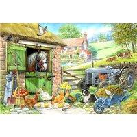 The House Of Puzzles Down On The Farm Big 250 Piece Jigsaw Puzzle, Multi