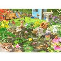 The House Of Puzzles Lily Pond 1000 Piece Jigsaw Puzzle, Multi