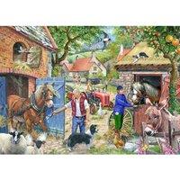 The House Of Puzzles Appletree Lane 1000 Piece Jigsaw Puzzle, Multi