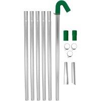 Maxblast Gutter Vacuum Poles 7.2M, Silver