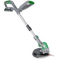 Gracious Gardens Cordless Grass Strimmer 18V Li-ion w/ Battery And Charger