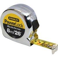 Stanley Powerlock Tape Armor 8M 26Ft 0-33-526, Multi