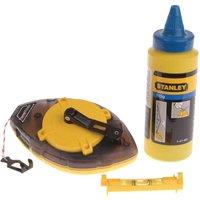 Stanley Power Winder Chalk Line With Chalk Level, Multi