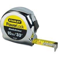 Stanley Powerlock Tape 10M 33Ft 0-33-531, Multi