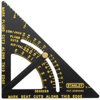 Stanley Adjustable Quick Square 6.3 4In 46-053, Black