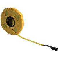 Stanley C Case F Glass Tape 30M 100Ft 0-34-262, Yellow