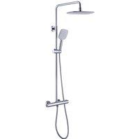 Vurtu Hunsdon Thermostatic Shower Valve System 870 h X 325 w Chrome 628553, Silver