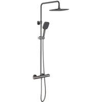 Vurtu Hunsdon Thermostatic Shower Valve System 870 h X 325 w Gunmetal 628557