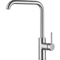Vurtu Apollo D Shape Single Lever Tap 242 h X 66 w Chrome 422104, Silver