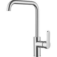 Vurtu Aphrodite D Shape Single Lever Tap 305 h X 107 w Chrome 492104, Silver