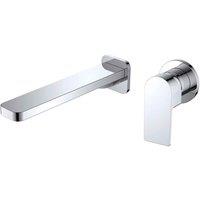 Vurtu Barkway Wall Mounted Basin/ Bath Filler - Chrome, Silver