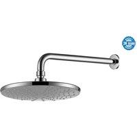 Vurtu Hertford Dual Function Fixed Shower Head 110 h X 250 w Chrome 991104C 982127, Silver