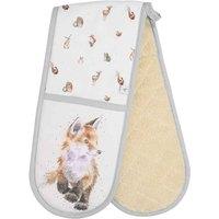 Wrendale Desings Wrendale Design Woodlanders Double Oven Glove - Fox, Multi
