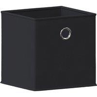 Vida Designs Durham Cube Storage Basket Black, Black