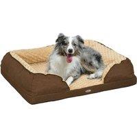 PawHut Dog Bed Calming Pet Bed Dog Mattress for Medium Dogs - Brown, Brown