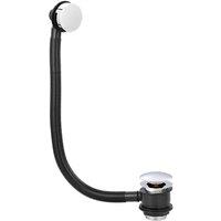 Harrogate Bath Pop-up Waste With Overflow - Chrome, Silver