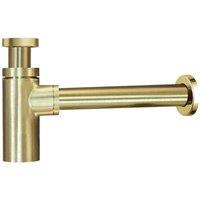 Harrogate Round Bottle Trap - Aged Brass, Brown
