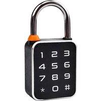 ENER-J Smart Padlock, Works w/ Fingerprint, Passcodes, App Control (bluetooth), Ip65, Grey
