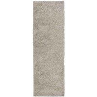 Snug Jazz Shaggy Light Natural 67X200cm Rug, Brown