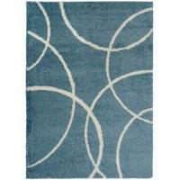 Snug Bubbles Blue Ivory 200X290cm Rug, Blue