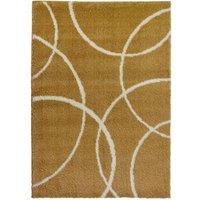 Snug Bubbles Yellow Ivory 200X290cm Rug, Yellow