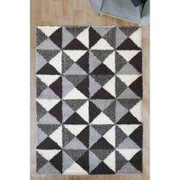 Snug Scandi Grey 120X170cm Rug, Grey